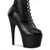 Pleaser - ADORE2023 Plateau Laarzen - Paaldans schoenen - Zwart Product image